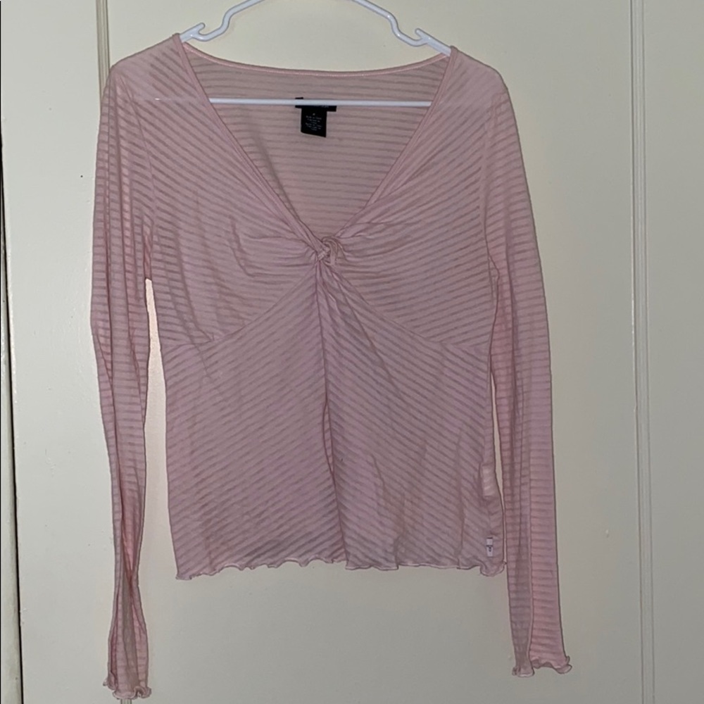 Calvin Klein Jeans light pink long sleeve size: M